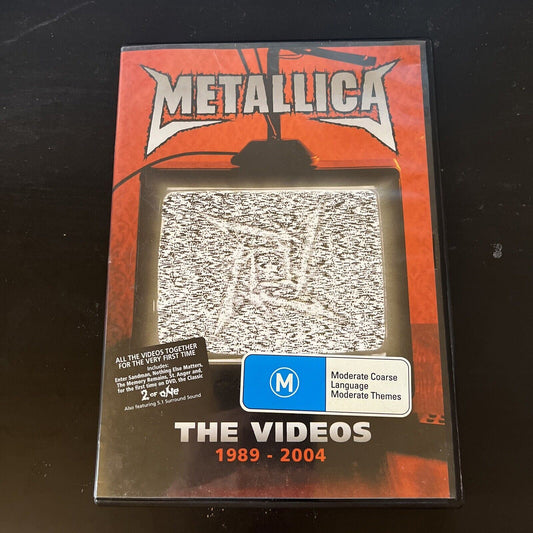 Metallica The Videos (DVD, 2006) Region 4 &2