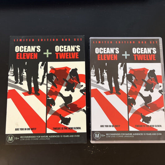 Ocean's Eleven / Ocean's Twelve (DVD, 2004, 2-Disc) Region 4