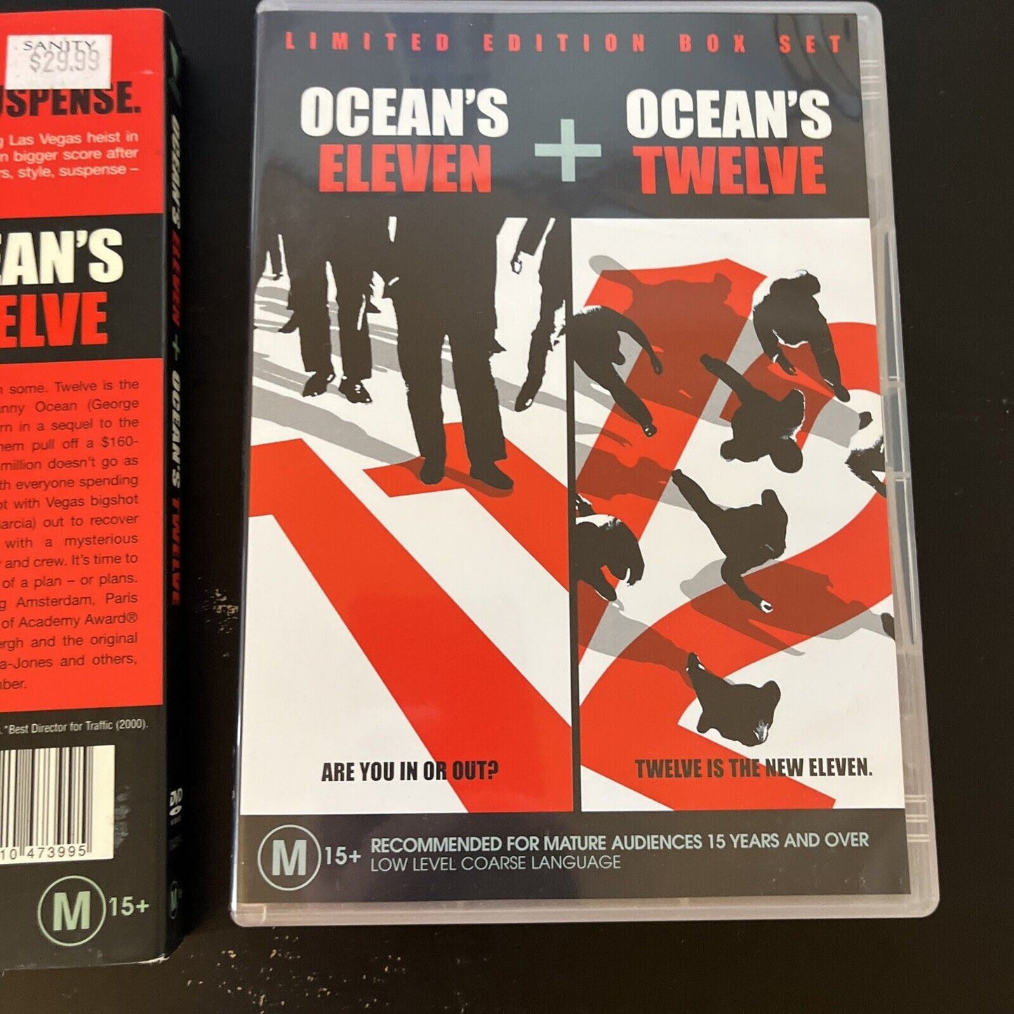 Ocean's Eleven / Ocean's Twelve (DVD, 2004, 2-Disc) Region 4