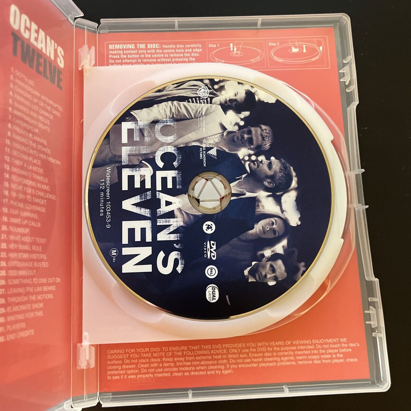 Ocean's Eleven / Ocean's Twelve (DVD, 2004, 2-Disc) Region 4