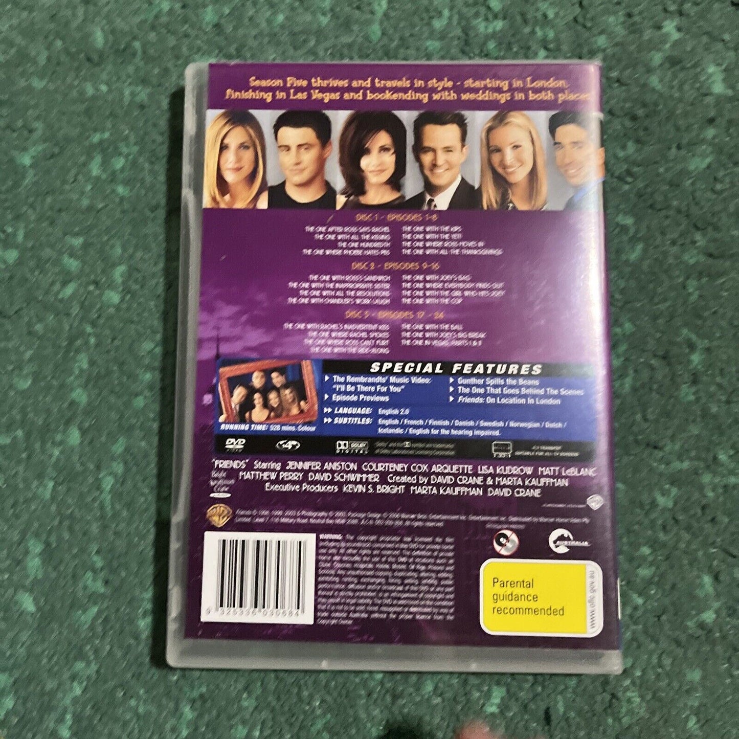 Friends - Complete Season 1,2,3,4,5,6,7,8,9,10 DVD Region 4