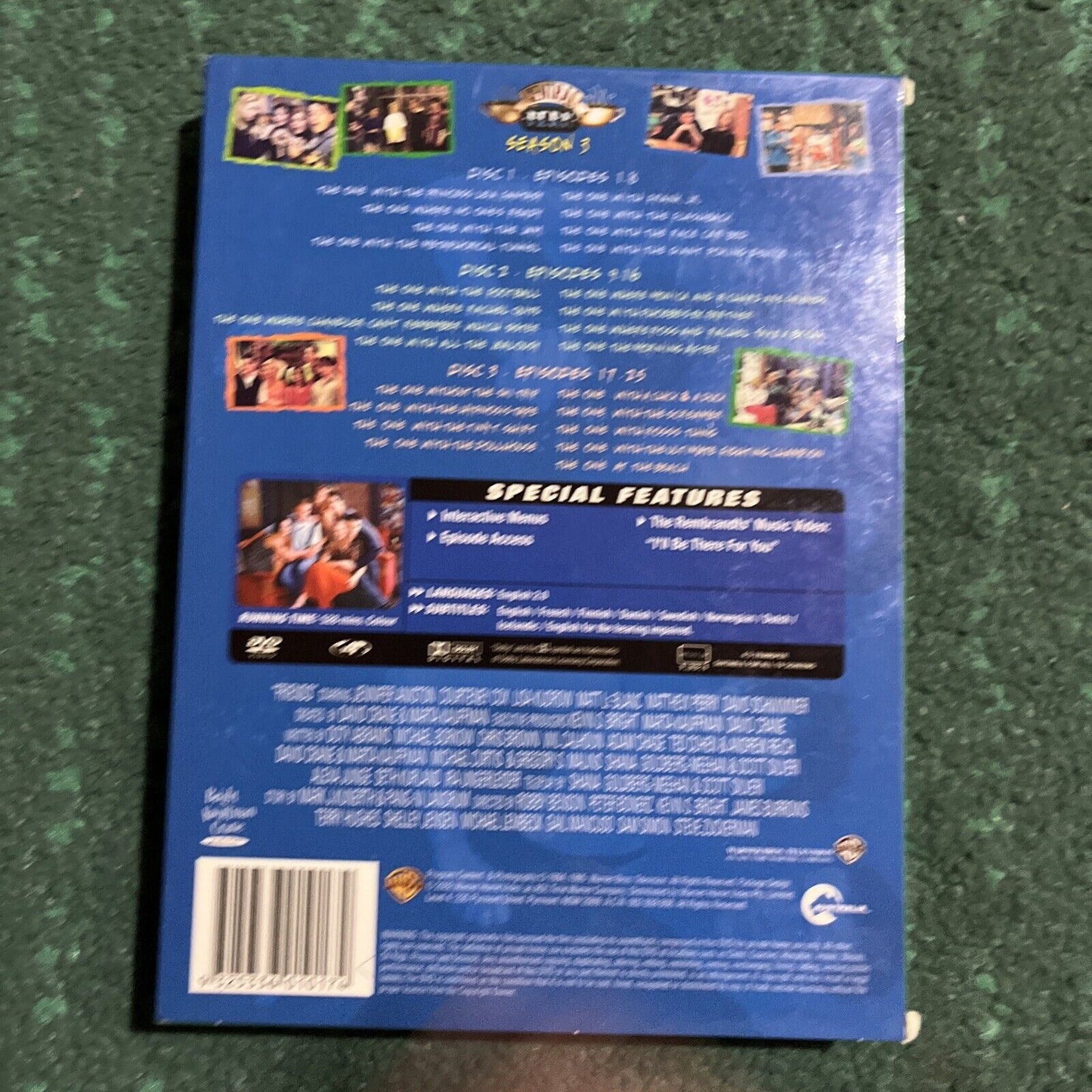Friends - Complete Season 1,2,3,4,5,6,7,8,9,10 DVD Region 4