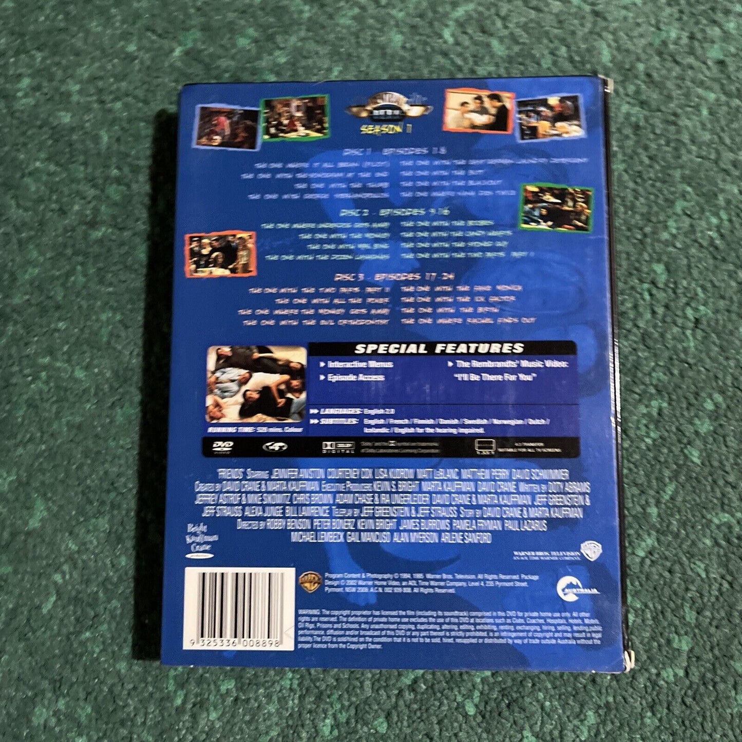 Friends - Complete Season 1,2,3,4,5,6,7,8,9,10 DVD Region 4