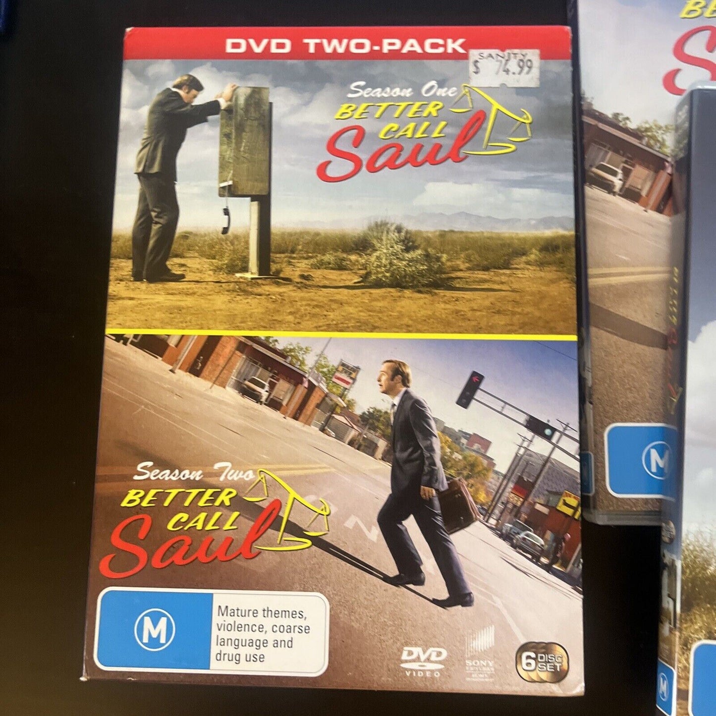 Better Call Saul : Season 1-2 (DVD, 2016, 6-Disc) Bob Odenkirk Region 4