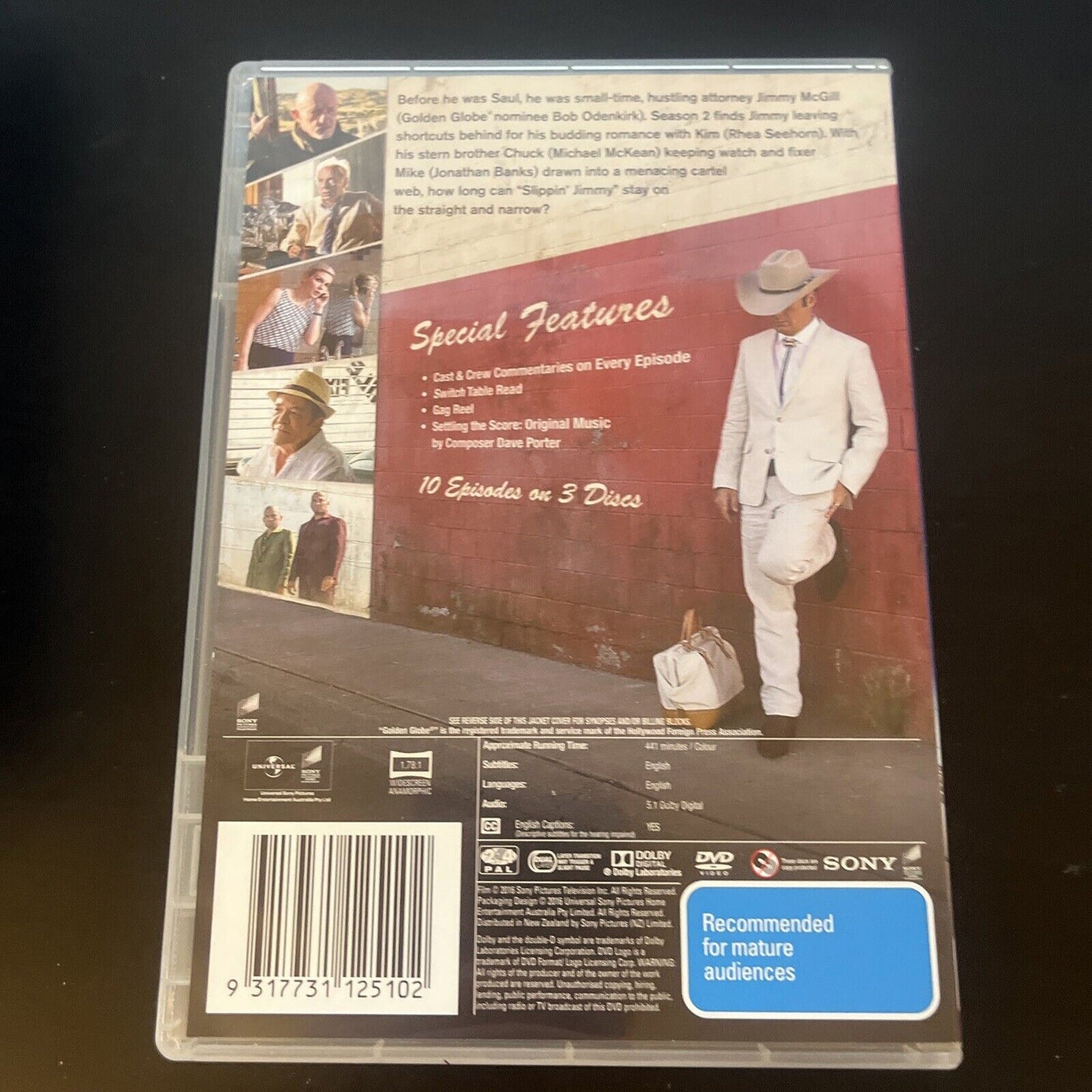 Better Call Saul : Season 1-2 (DVD, 2016, 6-Disc) Bob Odenkirk Region 4