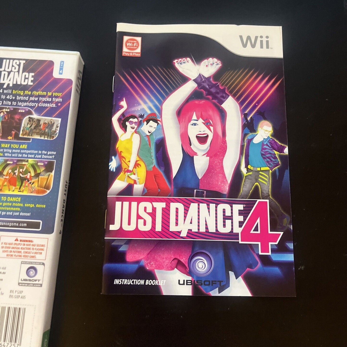 Just Dance 4 Nintendo Wii Game With Manual PAL