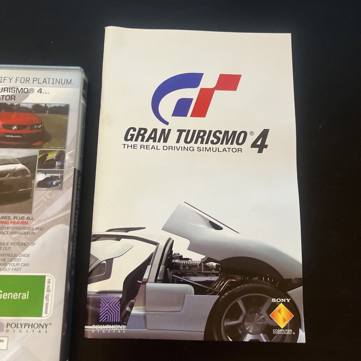 Gran Turismo 4 Sony Playstation 2 PS2 PAL Platinum With Manual