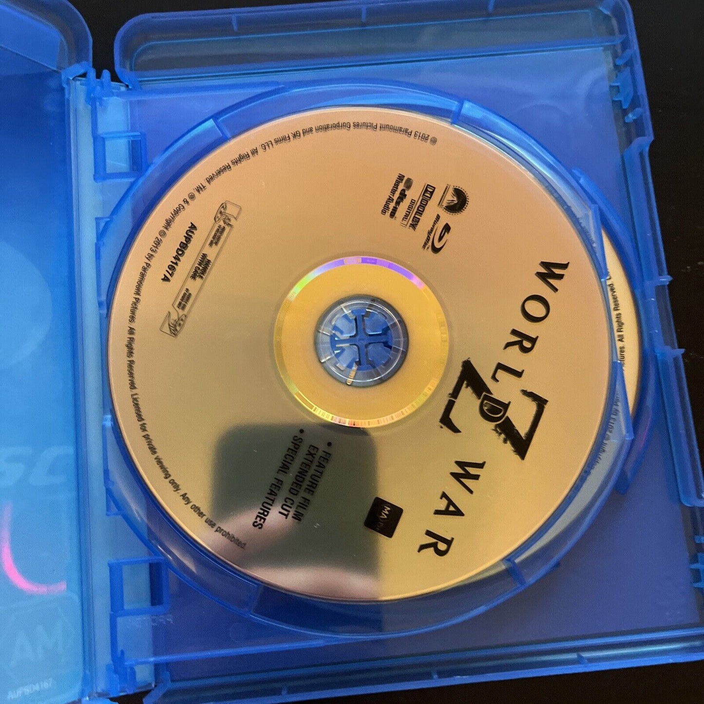 World War Z - Extended Edition (Blu-ray, 2013) Brad Pitt, Mireille Enos Region B