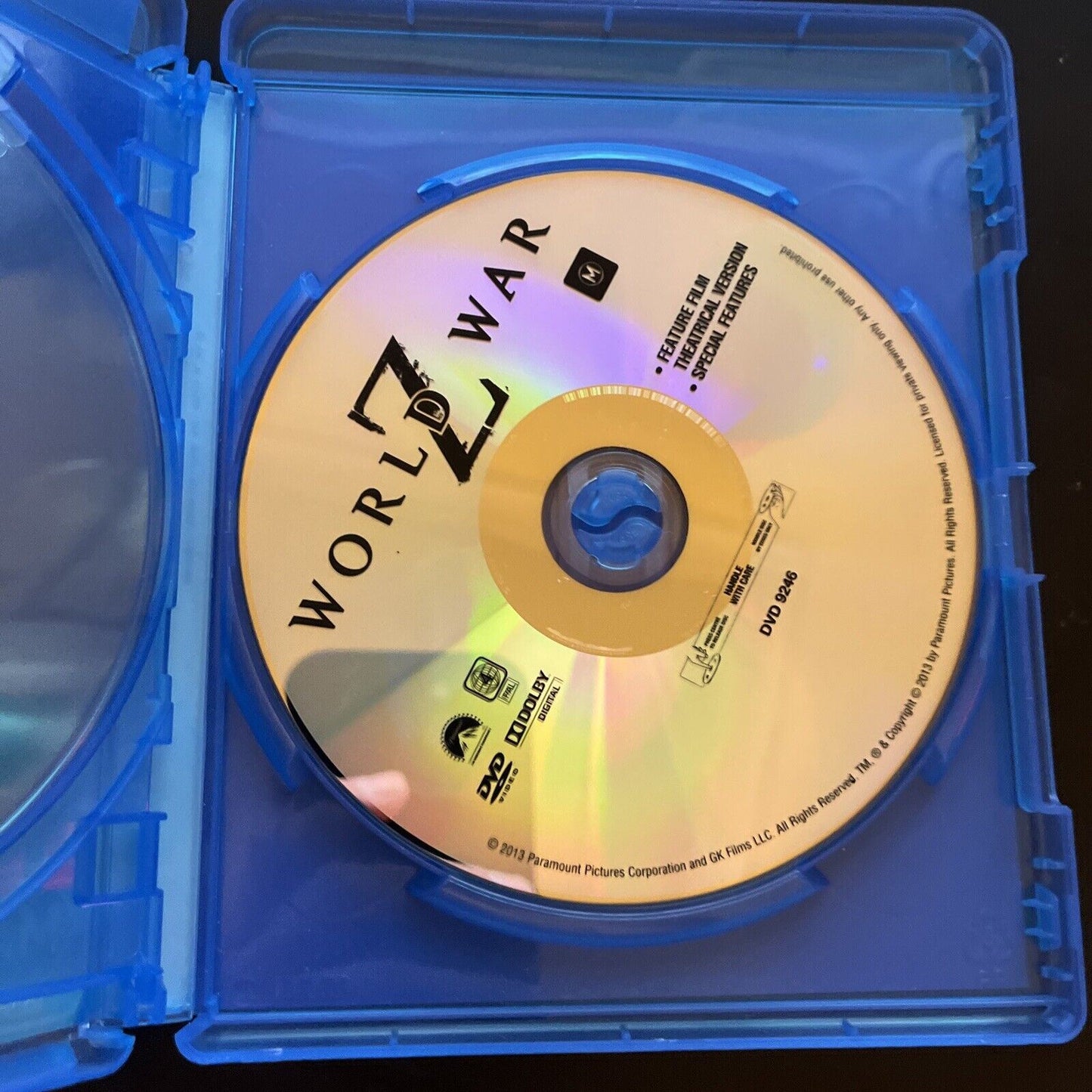 World War Z - Extended Edition (Blu-ray, 2013) Brad Pitt, Mireille Enos Region B