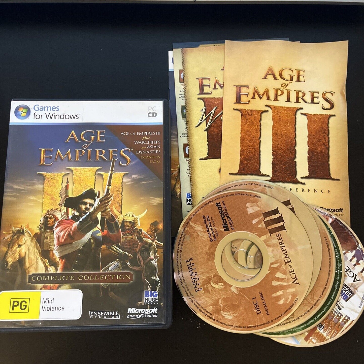 Age Of Empires 3 III Complete Collection War Chiefs Asian Dynasties PC CDROM