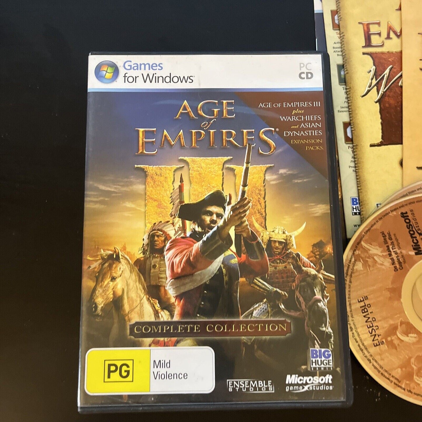 Age Of Empires 3 III Complete Collection War Chiefs Asian Dynasties PC CDROM