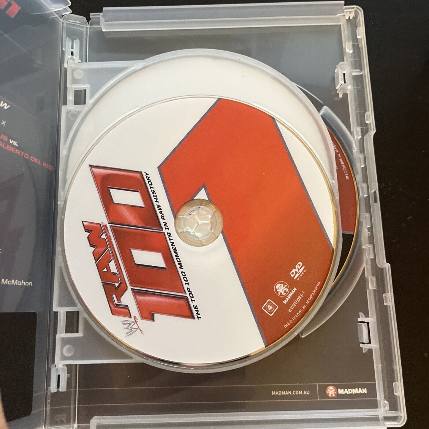 WWE - Raw 100 - Top 100 Moments In RAW History (DVD, 2016, 3-Disc) Region 4