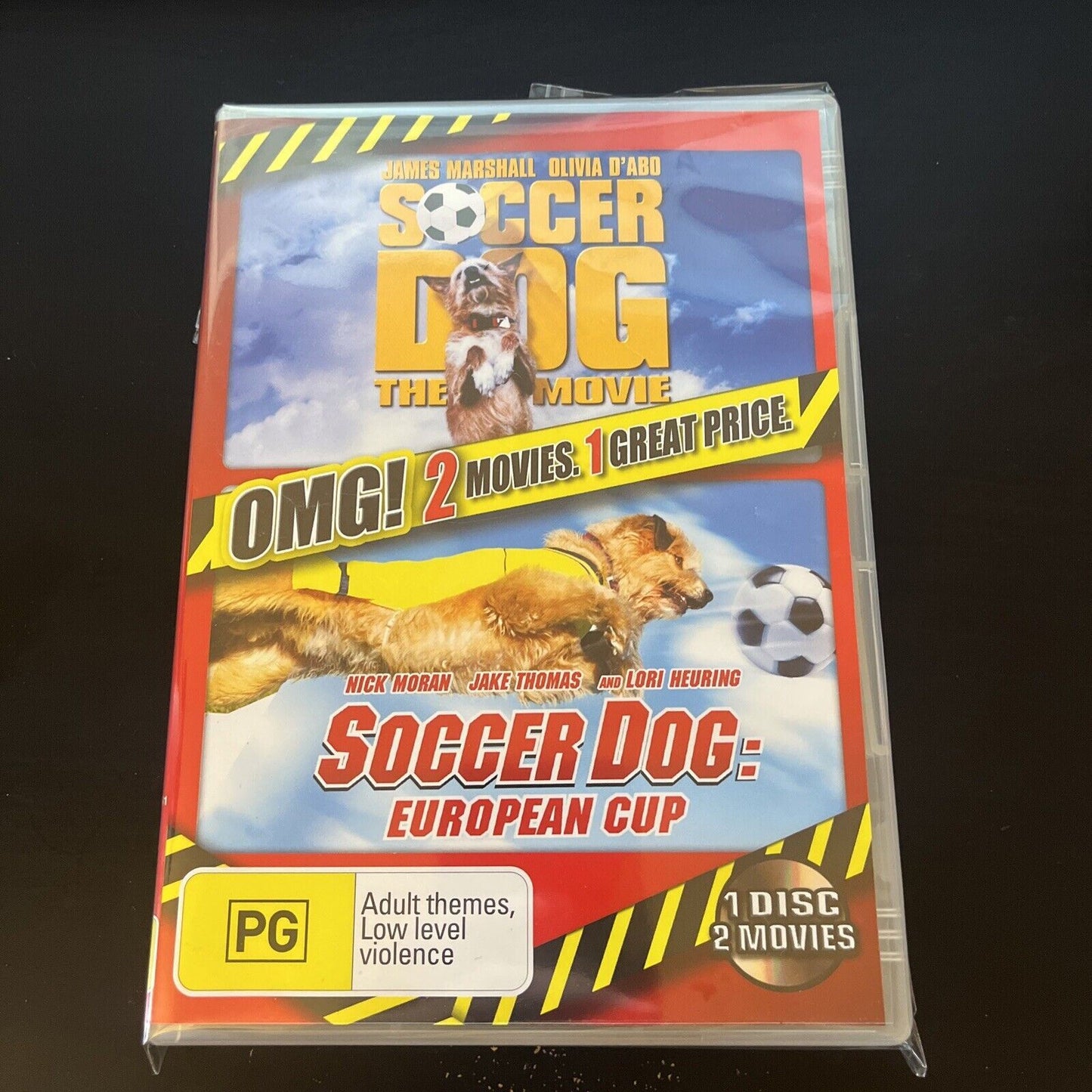 Soccer Dog - The Movie / Soccer Dog - European Cup (DVD, 2-Disc) NEW Region 4