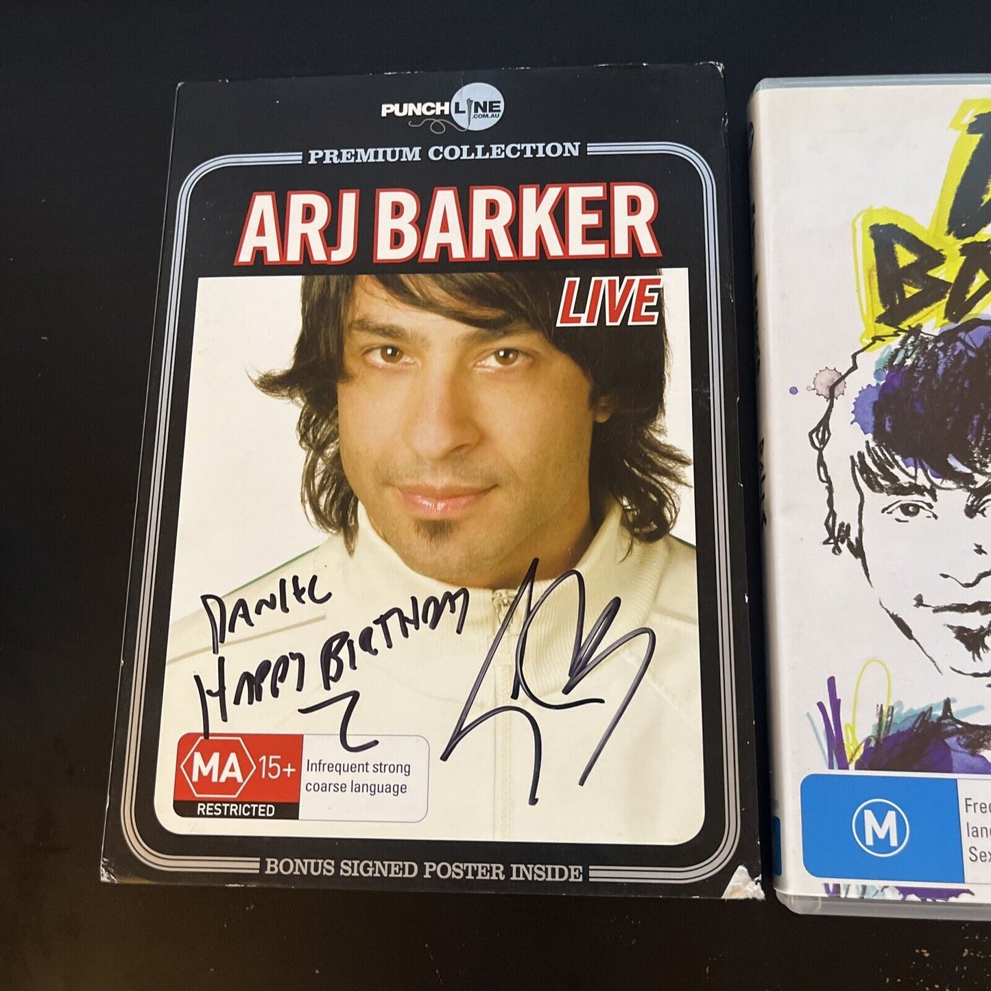 *Autographed Signed* Arj Barker: Balls & Arj Barker Live (DVD) All Regions