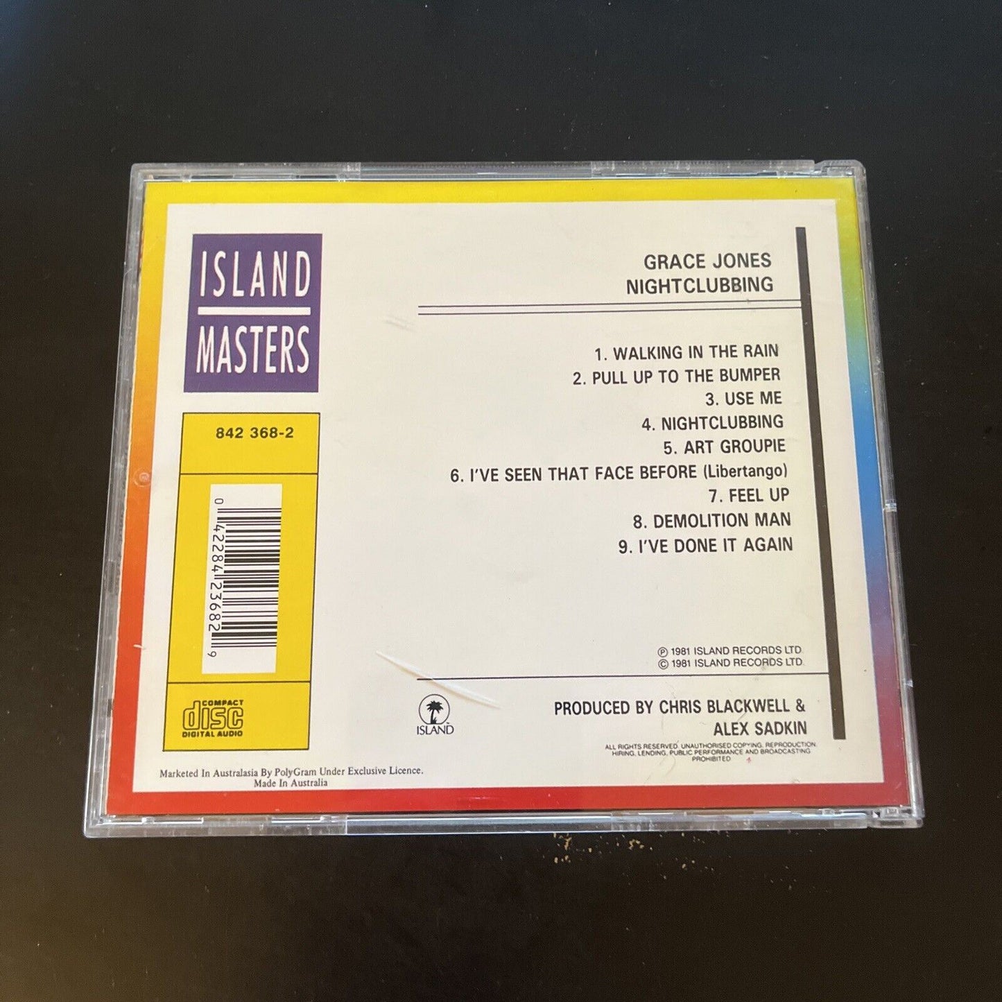 Grace Jones – Nightclubbing (CD, 1981)