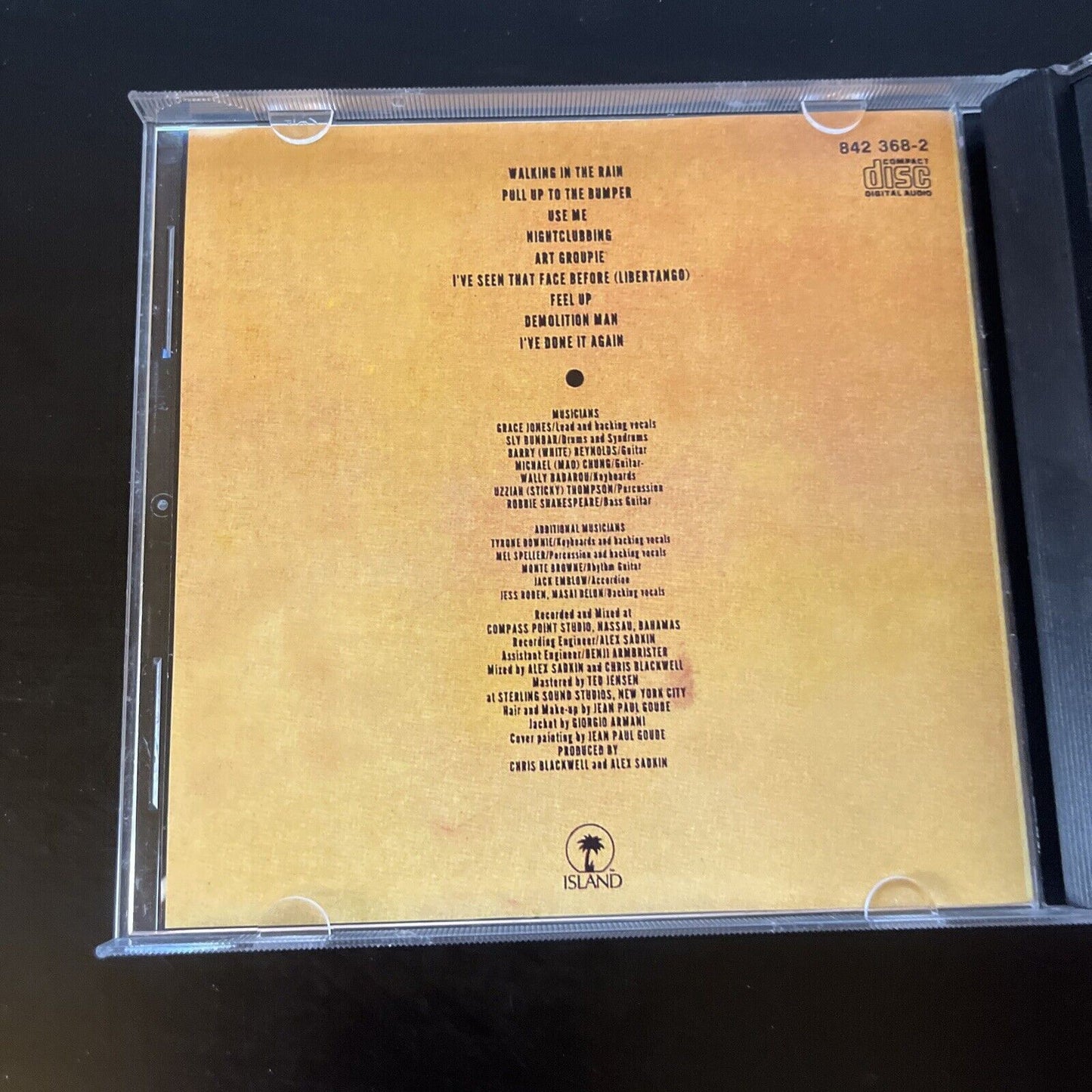 Grace Jones – Nightclubbing (CD, 1981)