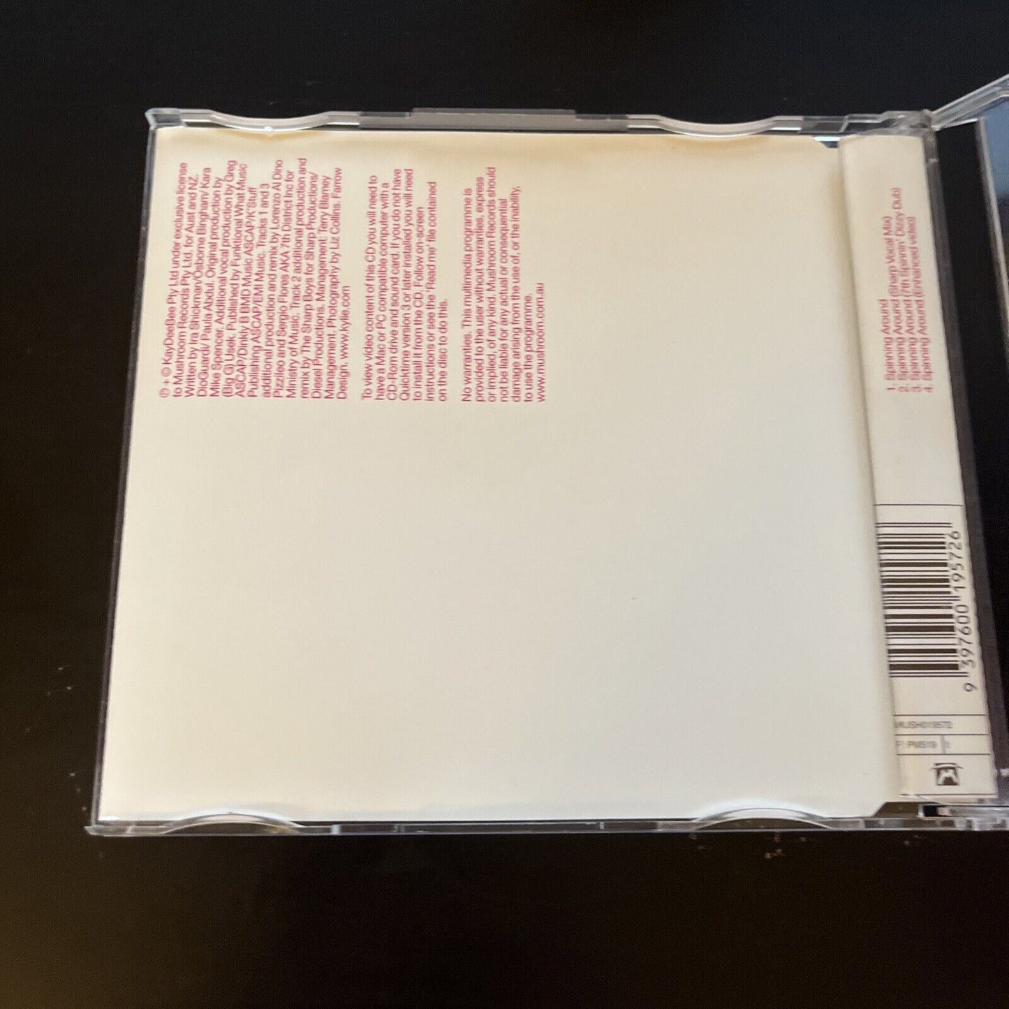 Kylie Minogue - Spinning Around (CD, 2001)