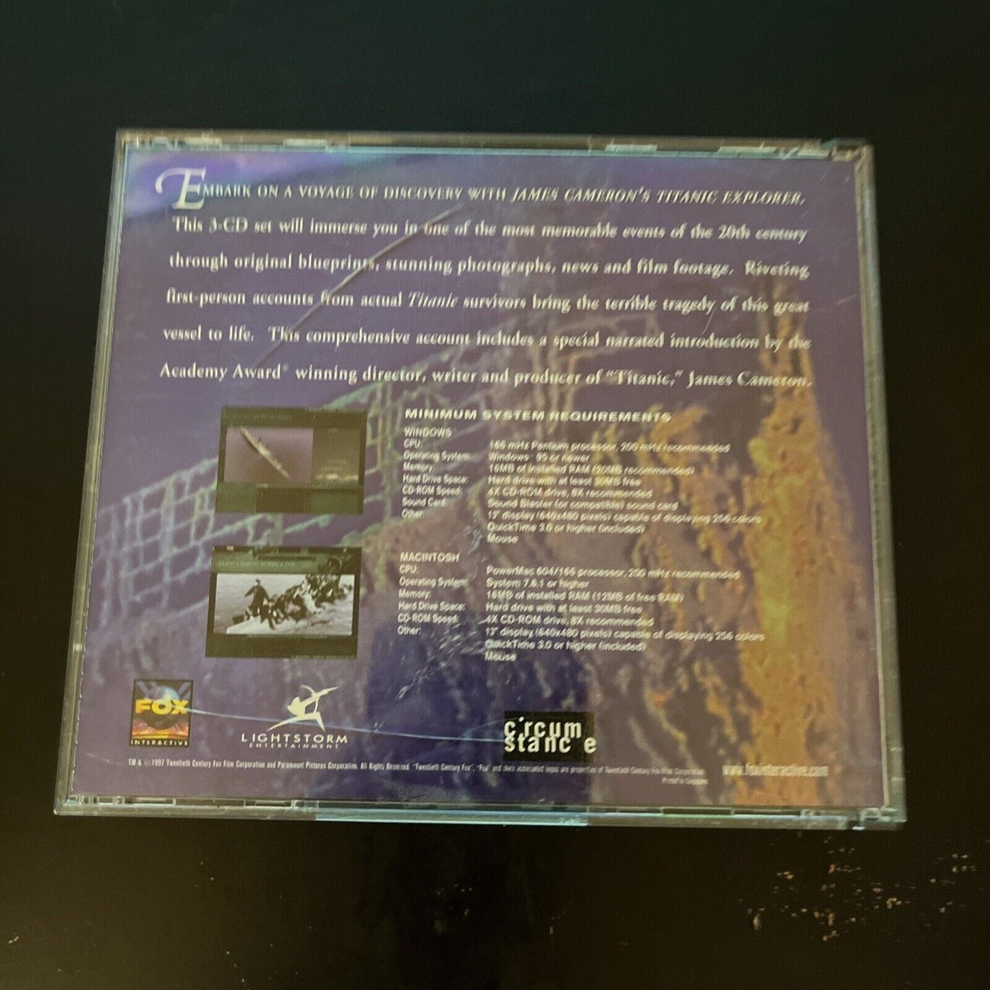 James Cameron's Titanic Explorer - A Historic Journey PC CDROM 3-Disc