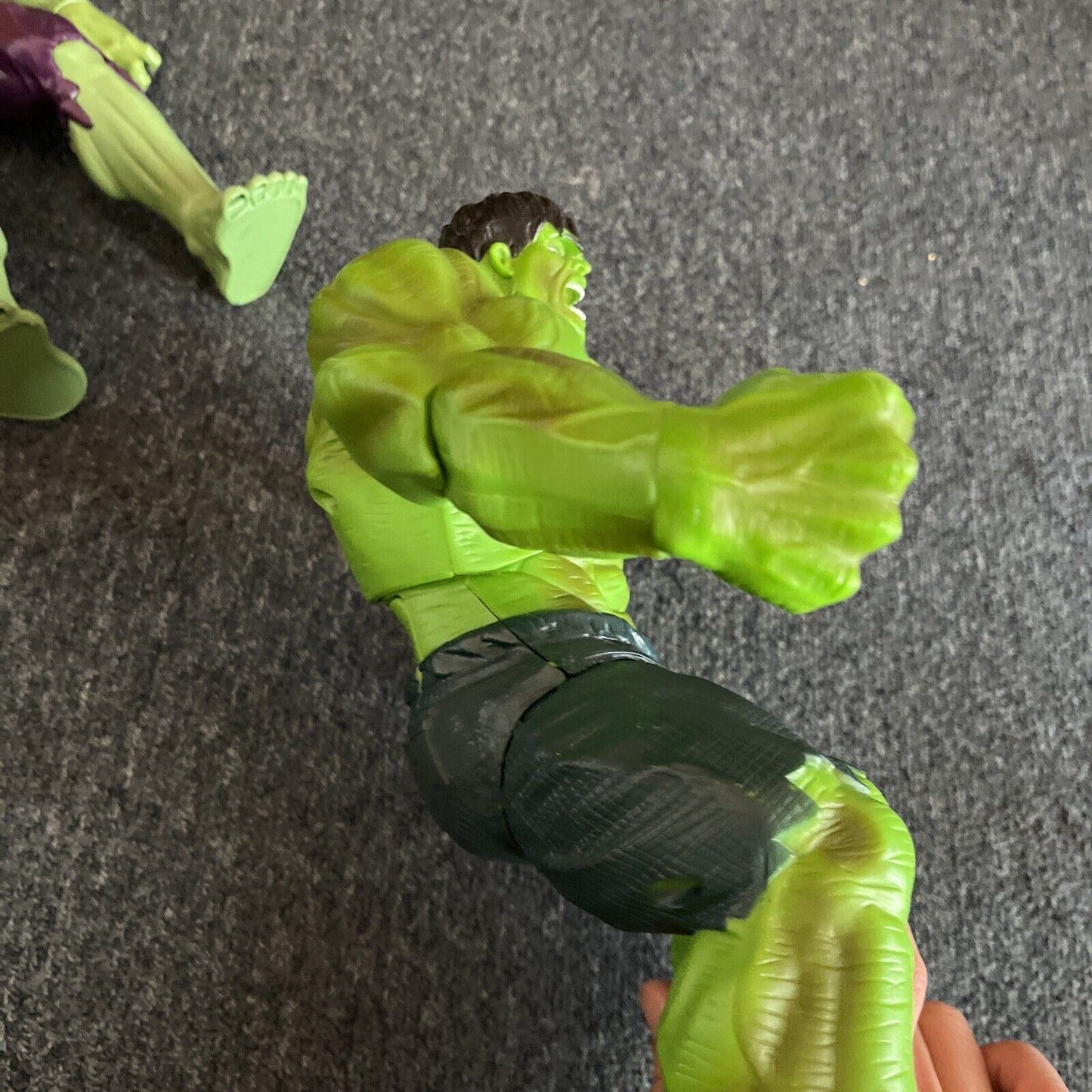 2x Hulk Action Figures 11" Action Figure Talking Light 2008 C-086D & 2013 C-325B