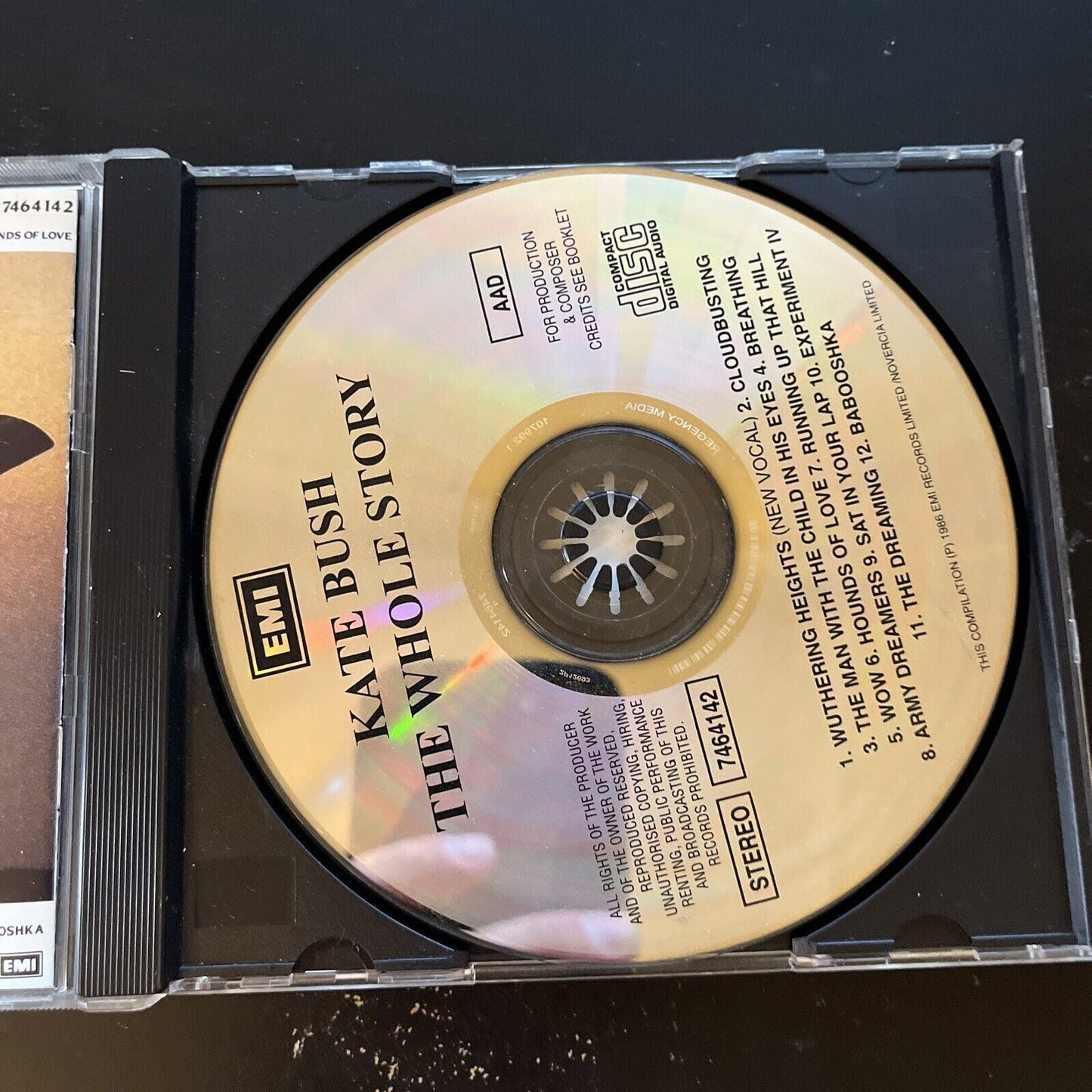 Kate Bush - The Whole Story (CD, 1986)