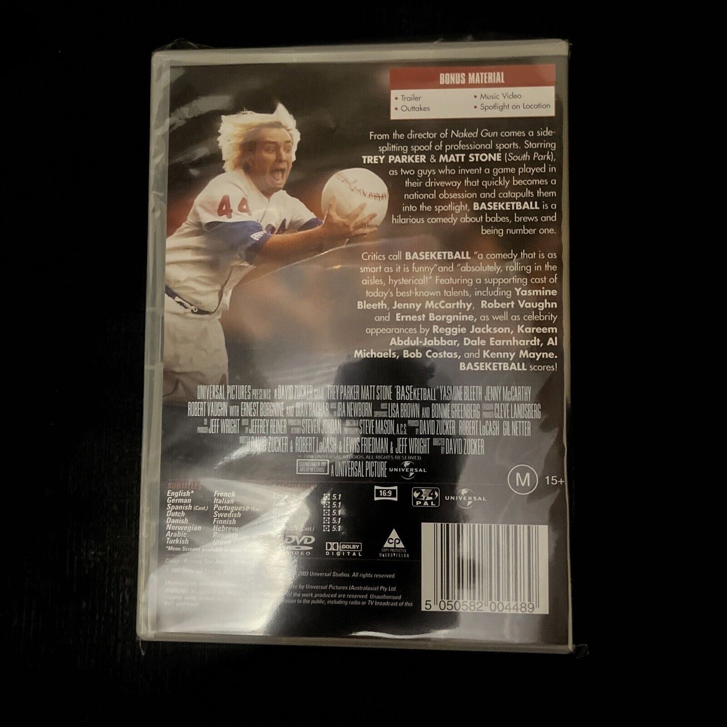 Baseketball (DVD, 1999) Trey Parker, Matt Stone, Yasmine Bleeth NEW Region 4 &2