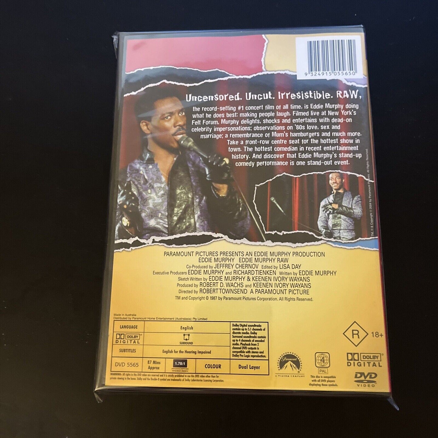 Eddie Murphy - Raw (DVD, 1987) NEW Region 4