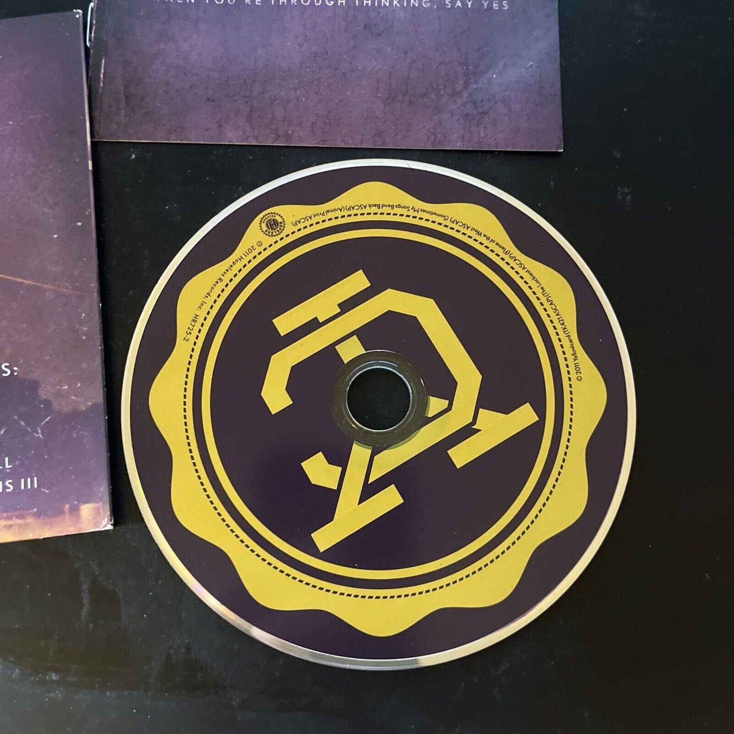 Yellowcard - When You're Through Thinking, Say Yes (CD, 2011)