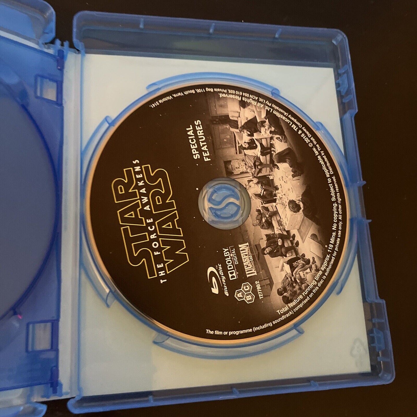 Star Wars - The Force Awakens | Blu-ray + UV (Blu-ray, 2015) All Regions