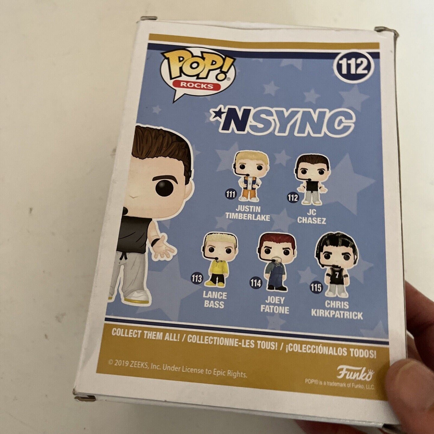 NSYNC - JC Chasez Pop! Vinyl Figure #112