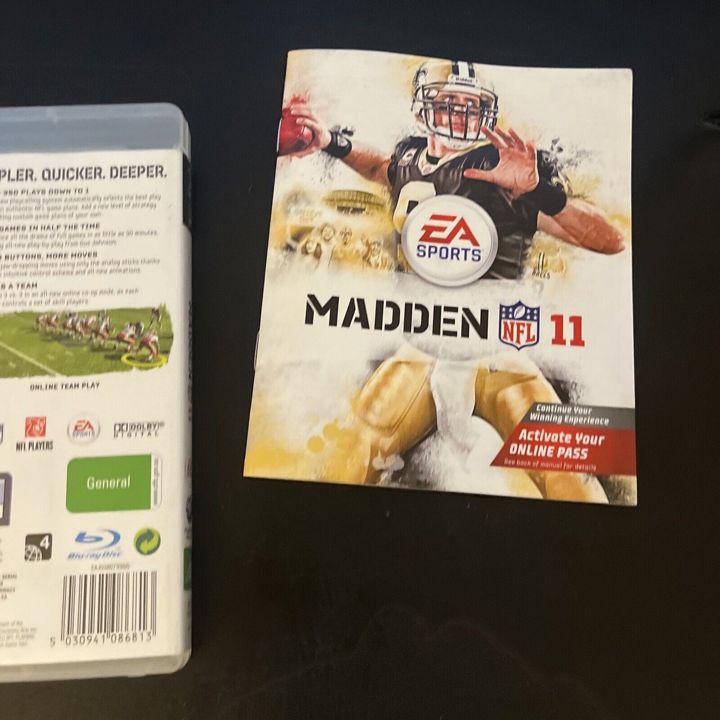 Madden NFL 11 for Sony PS3 / PlayStation 3 With Manual