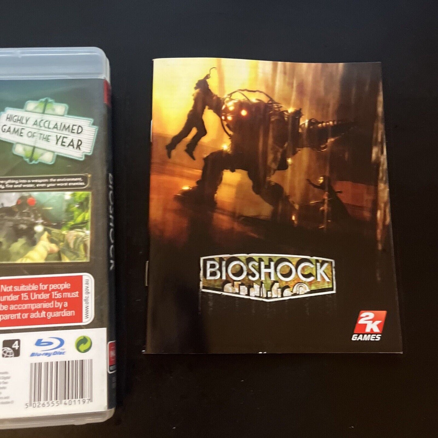 Bioshock - Sony Playstation 3 PS3 Game With Manual