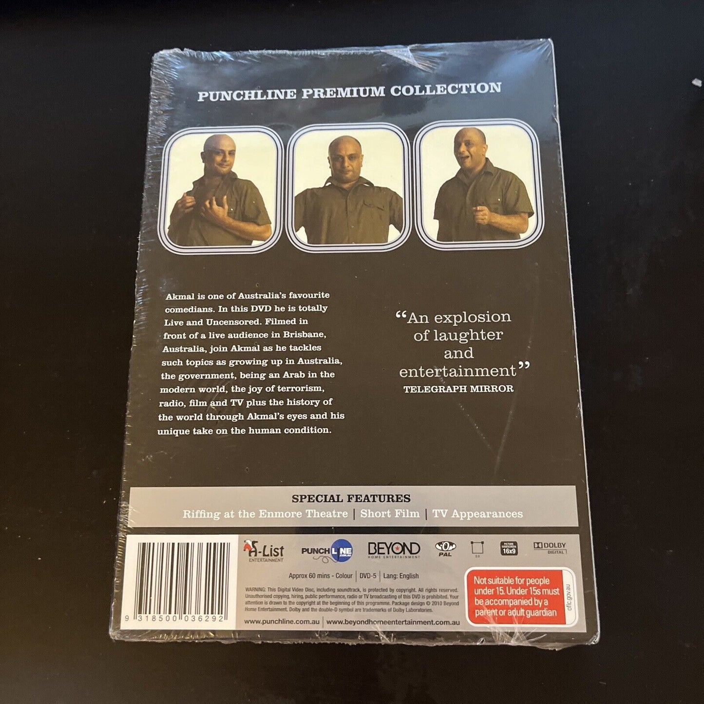 *New Sealed* Akmal : Live & Uncensored (DVD, 2008) Akmal Saleh All Regions
