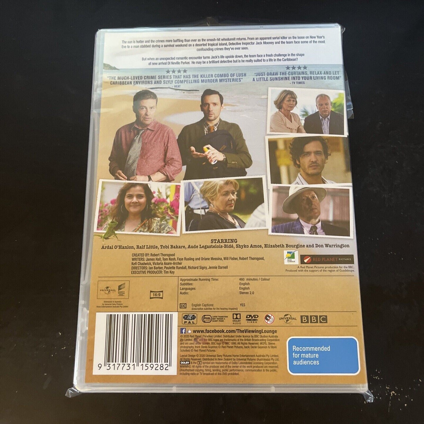 Death In Paradise : Series 9 (DVD, 2019, 3-Disc) BBC NEW Region 4 &2