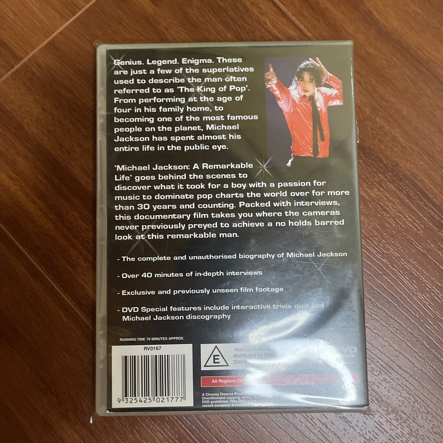 Michael Jackson - A Remarkable Life (DVD, 2000) Documentary NEW All Regions