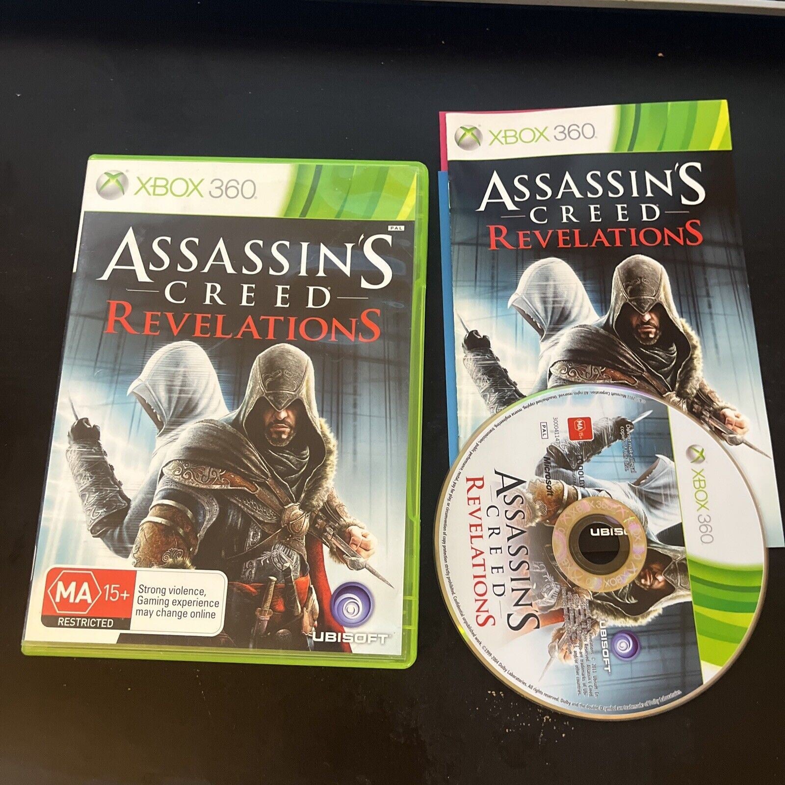 Jeu Assassin's Creed Revelations – XBOX 360, Version PAL Complète – Etat Correct