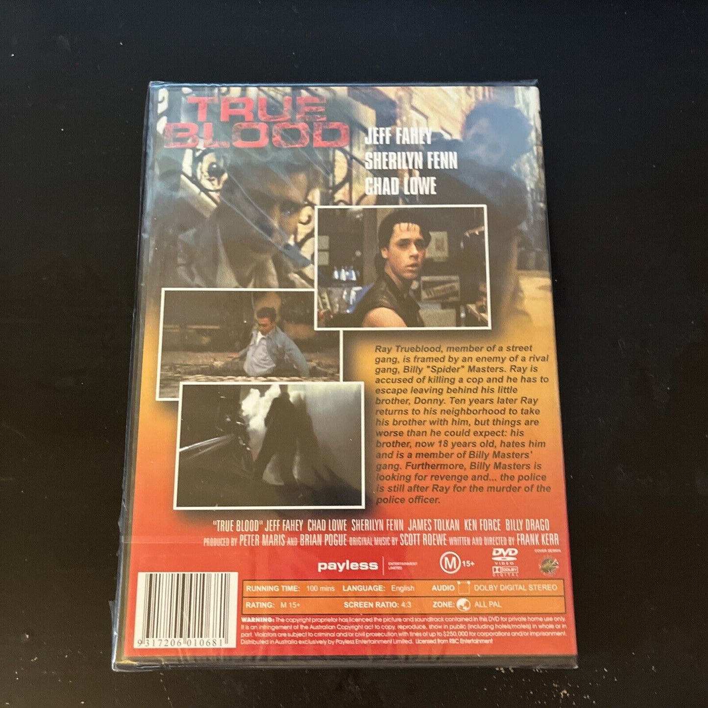 *New Sealed* True Blood (DVD, 1989) Jeff Fahey, Sherilyn Fenn All Regions