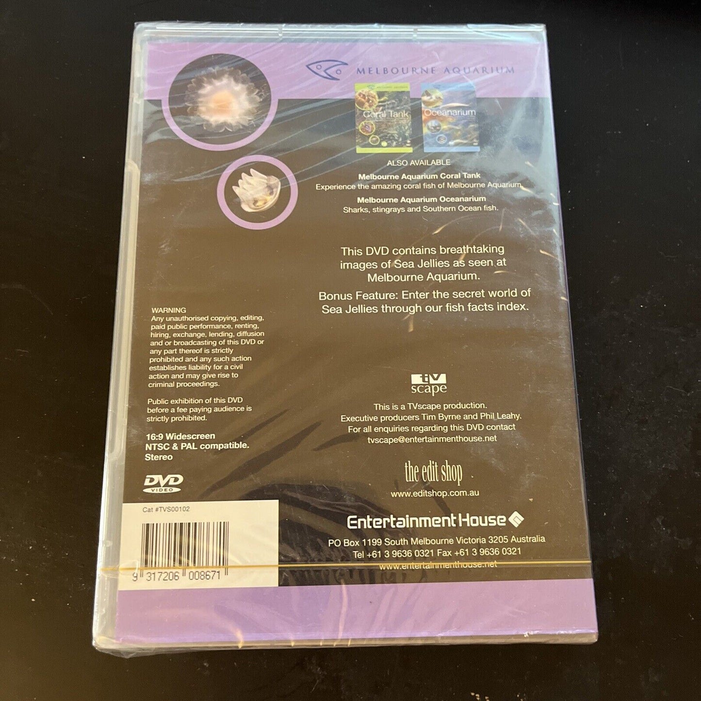 *New Sealed* Melbourne Aquarium - Sea Jellies (DVD) All Regions