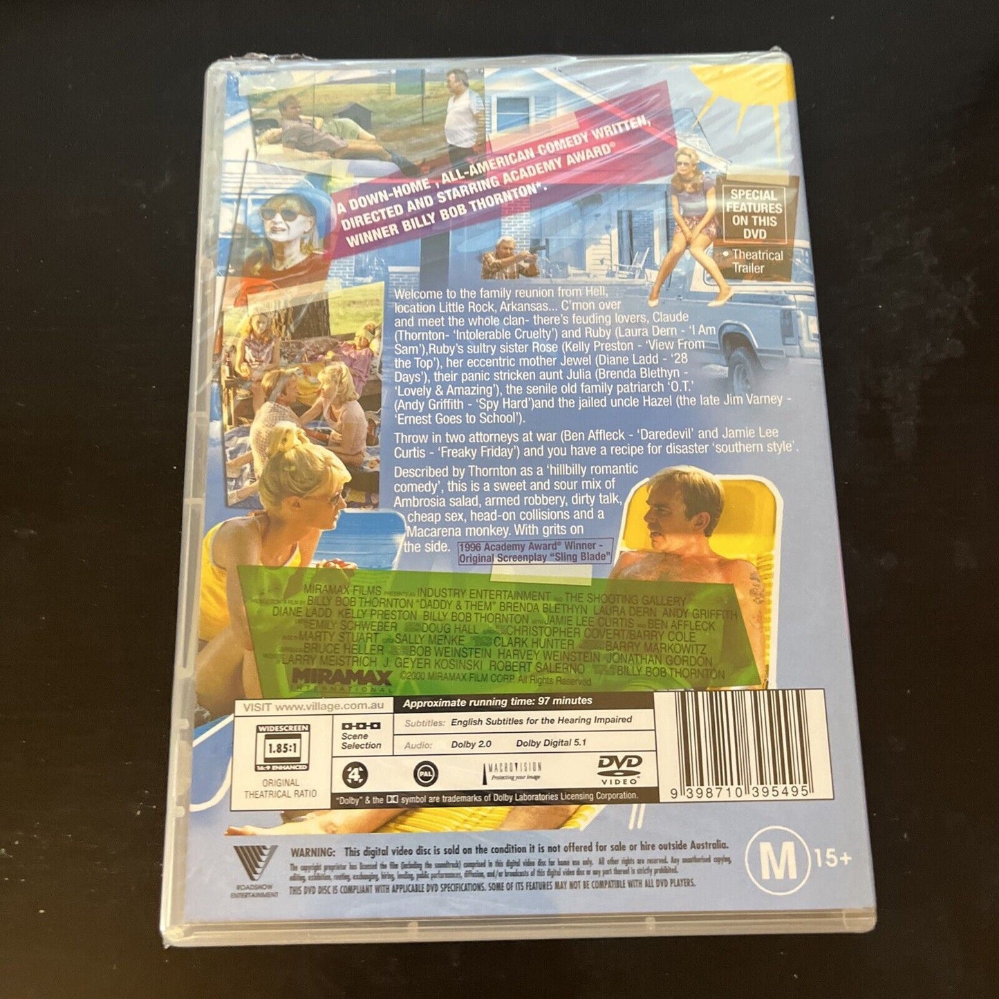 Daddy And Them (DVD, 2001) Billy Bob Thornton, Laura Dern, NEW Region 4