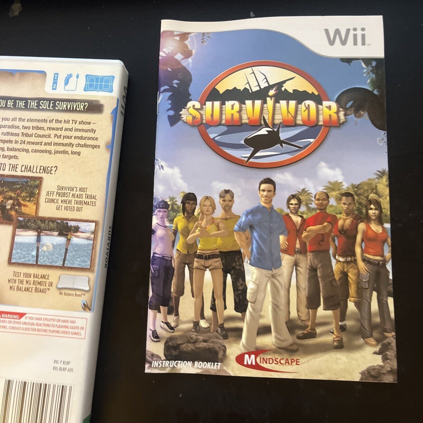 Survivor (Nintendo Wii, 2009) AUS PAL with Manual
