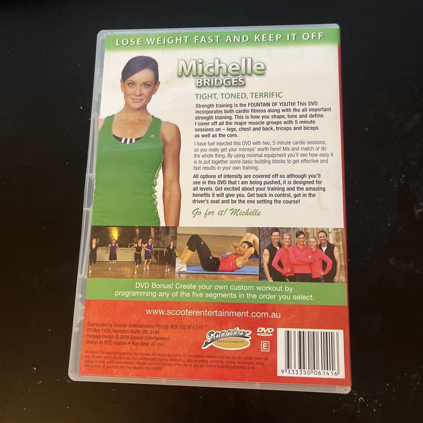 Michelle Bridges - Tight Toned Terrific Crunch Time (DVD, 2009) NEW All Regions