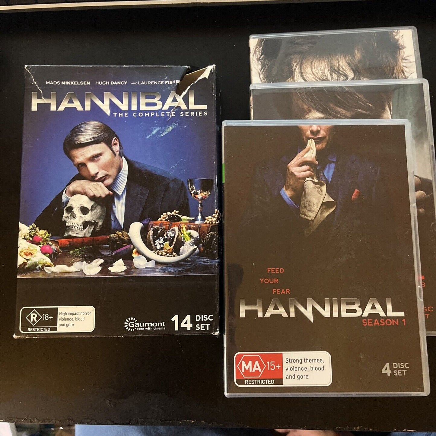 Hannibal : Complete Season 1-3 (Box Set, DVD, 2018, 14-Disc) Region 4