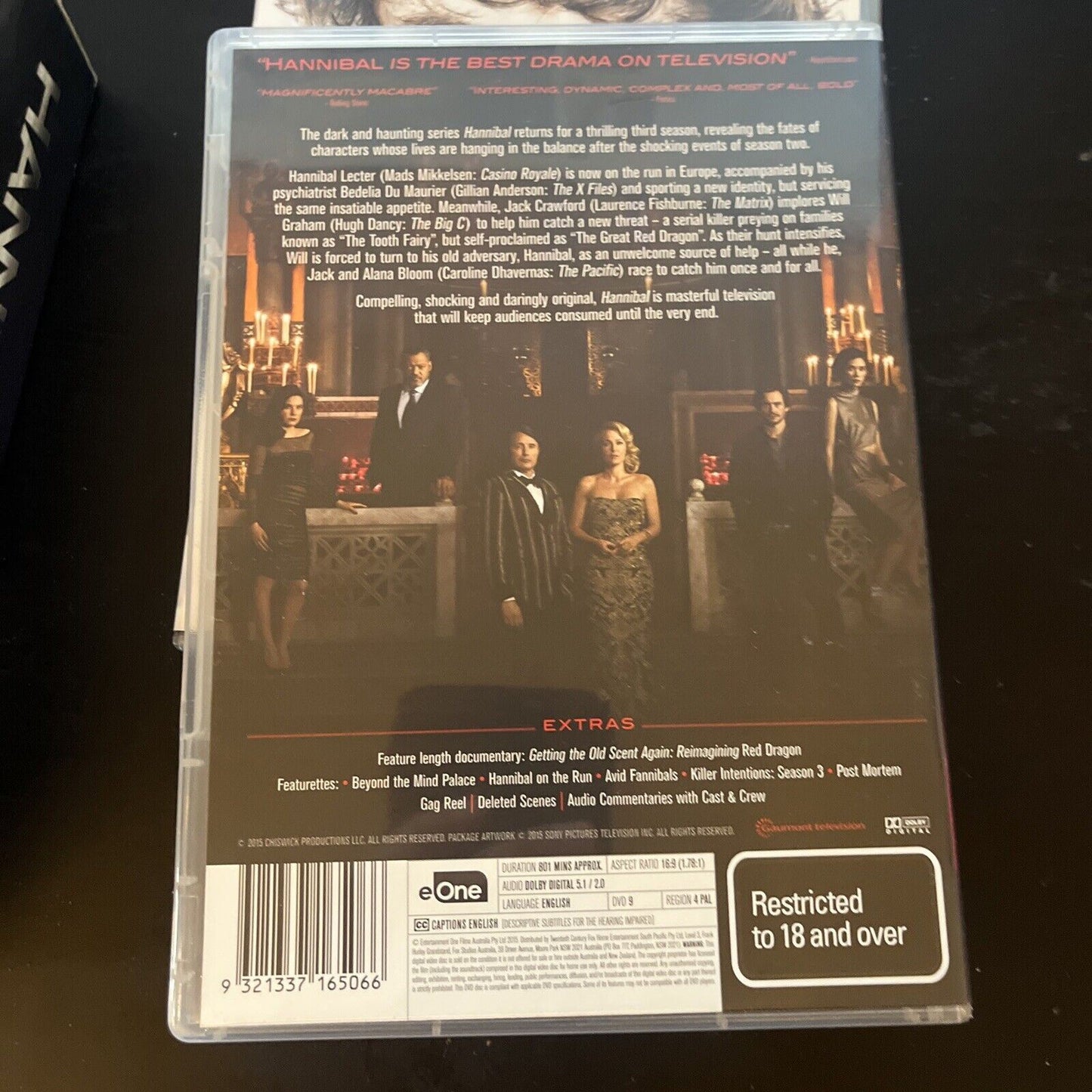 Hannibal : Complete Season 1-3 (Box Set, DVD, 2018, 14-Disc) Region 4