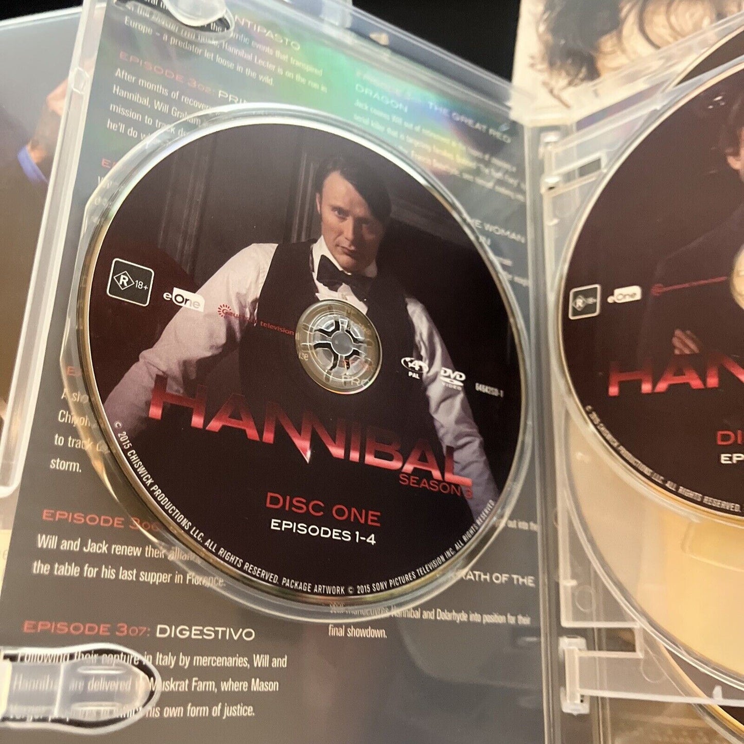 Hannibal : Complete Season 1-3 (Box Set, DVD, 2018, 14-Disc) Region 4