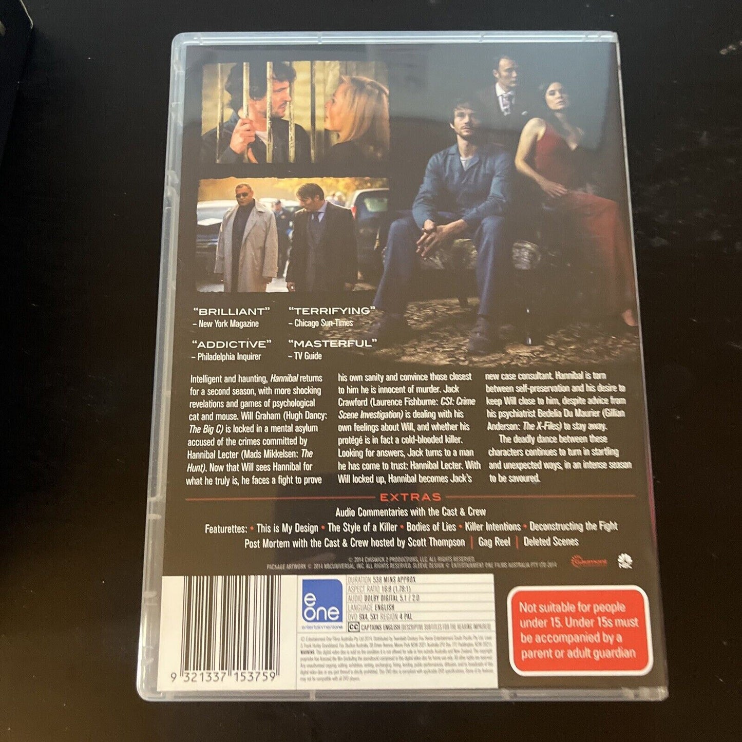 Hannibal : Complete Season 1-3 (Box Set, DVD, 2018, 14-Disc) Region 4