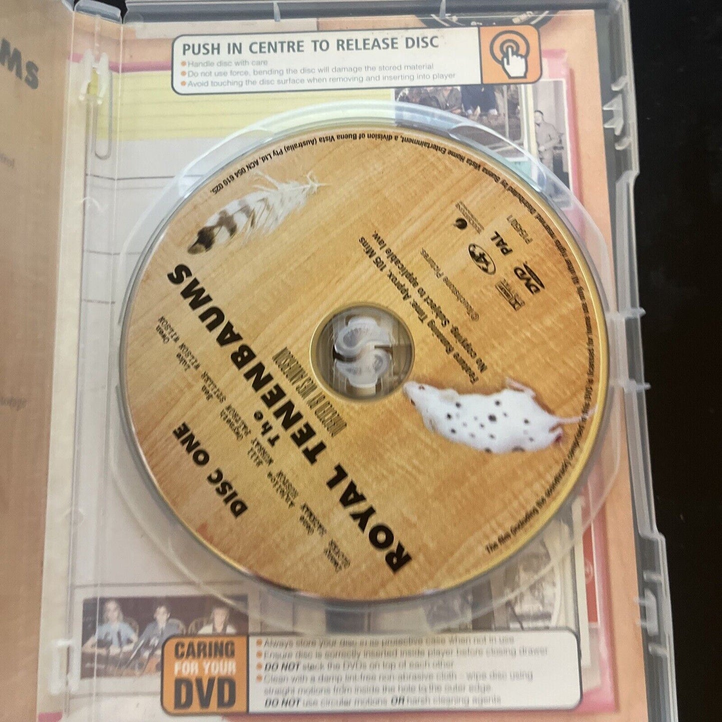 The Royal Tenenbaums (DVD, 2001) Danny Glover, Gene Hackman Region 4