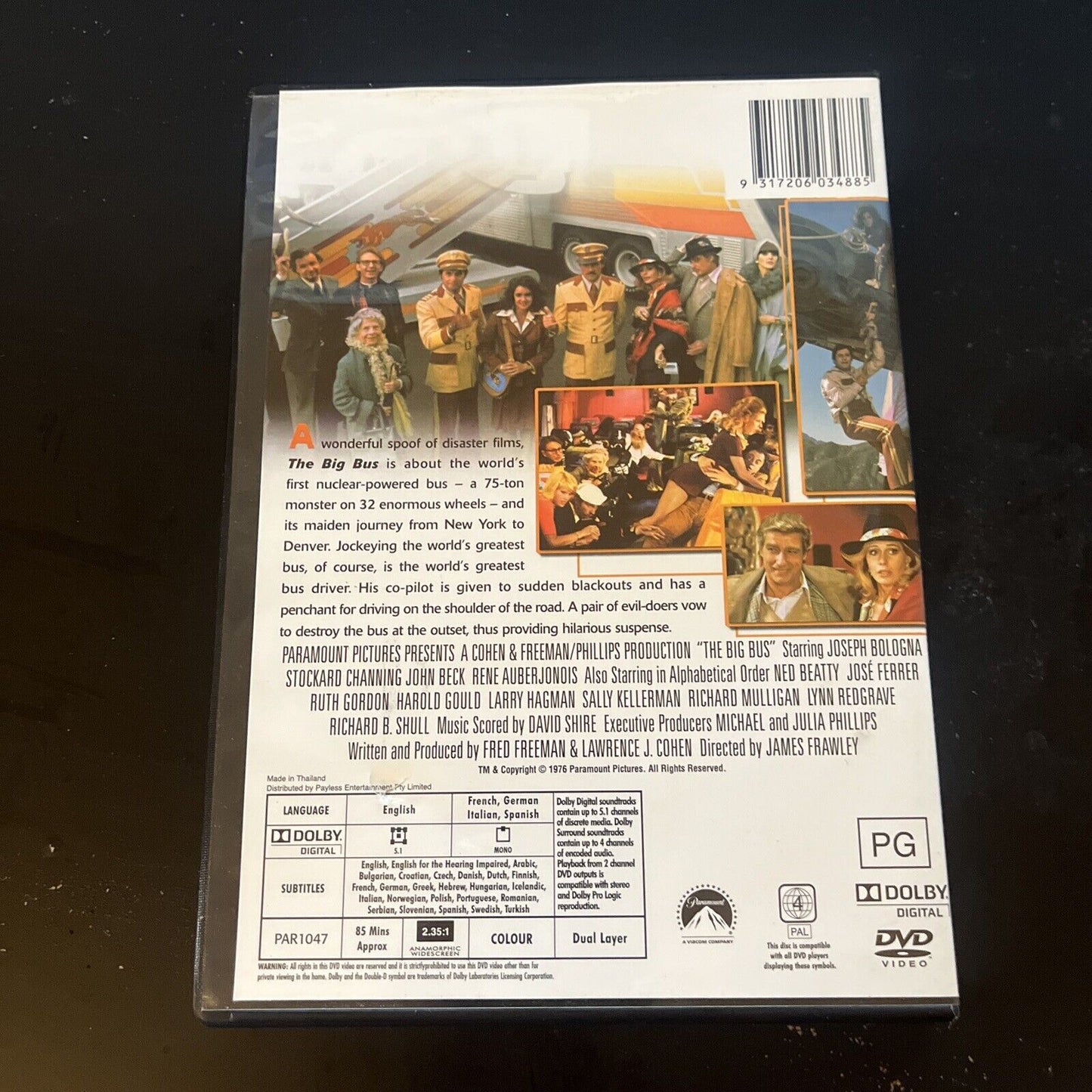 The Big Bus (DVD, 1976) Joseph Bologna, Ned Beatty, Lynn Redgrave Region 4