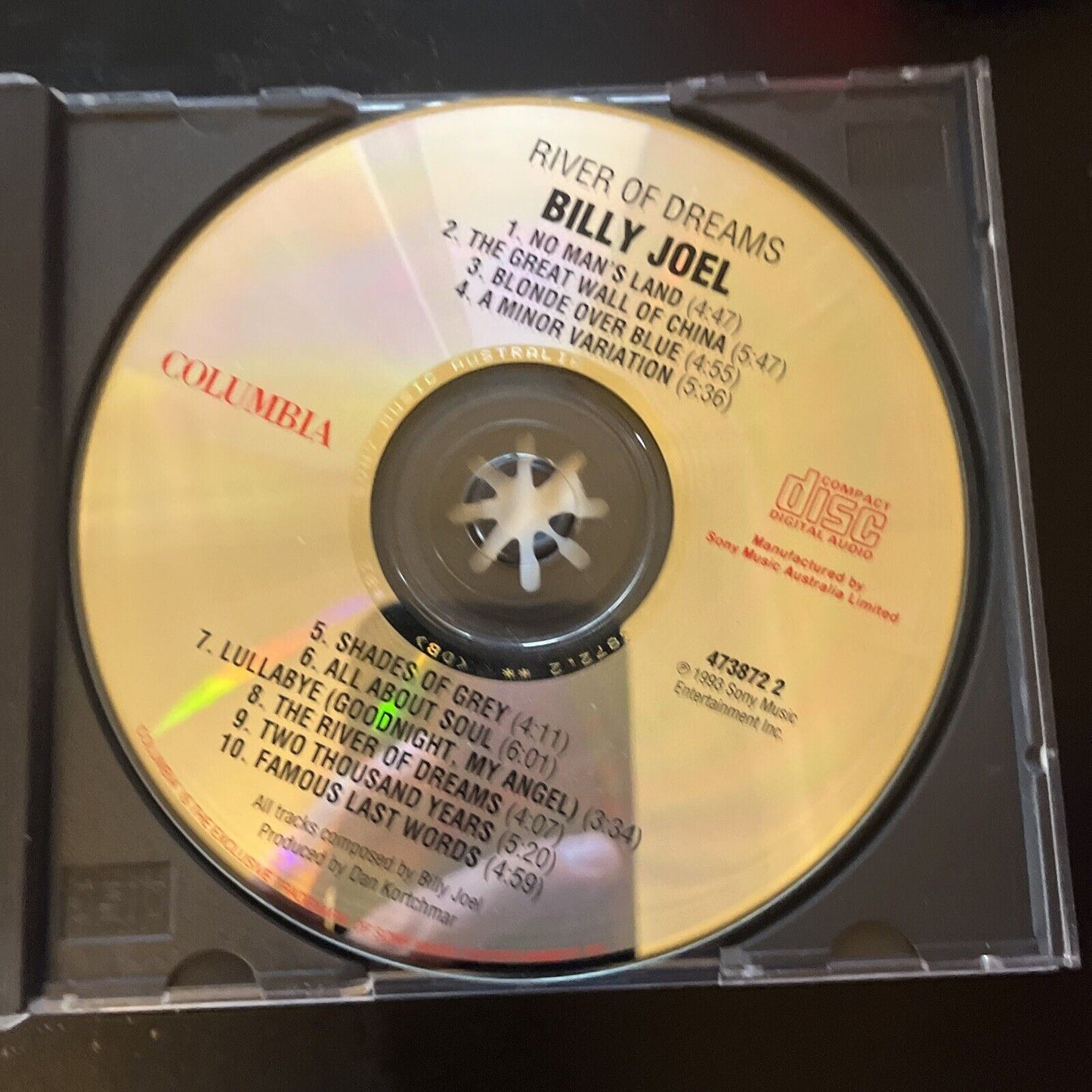 Billy Joel - River Of Dreams (CD, 1993) Columbia