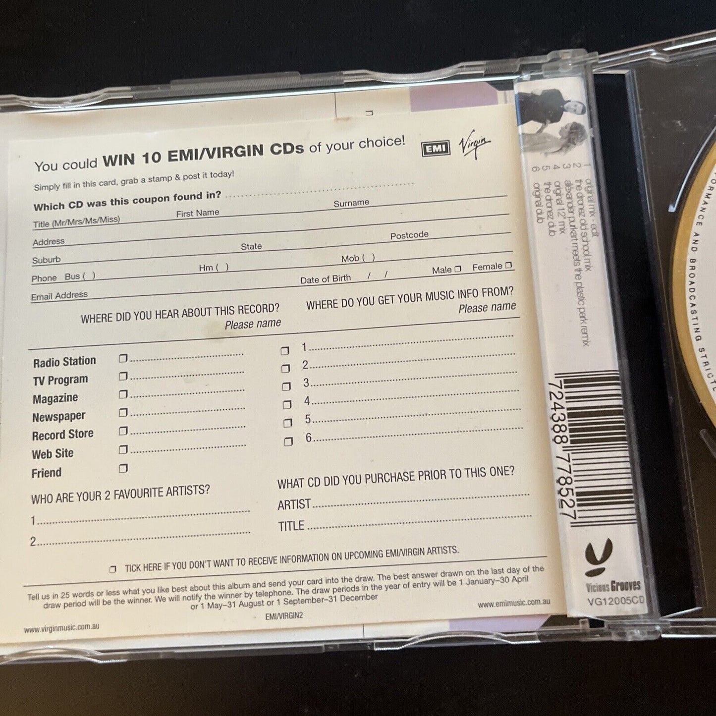 Madison Avenue - Don't Call Me Baby (CD, 1999) Single