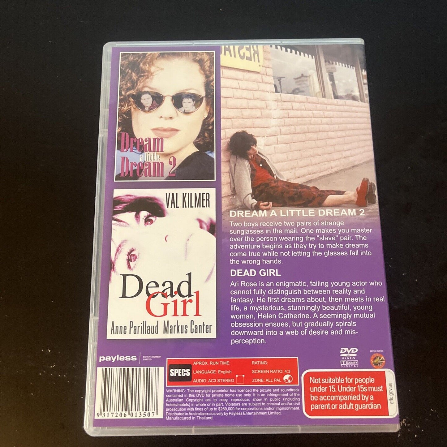 Dream a Little Dream 2 / Dead Girl (DVD) Corey Haim NEW All Regions