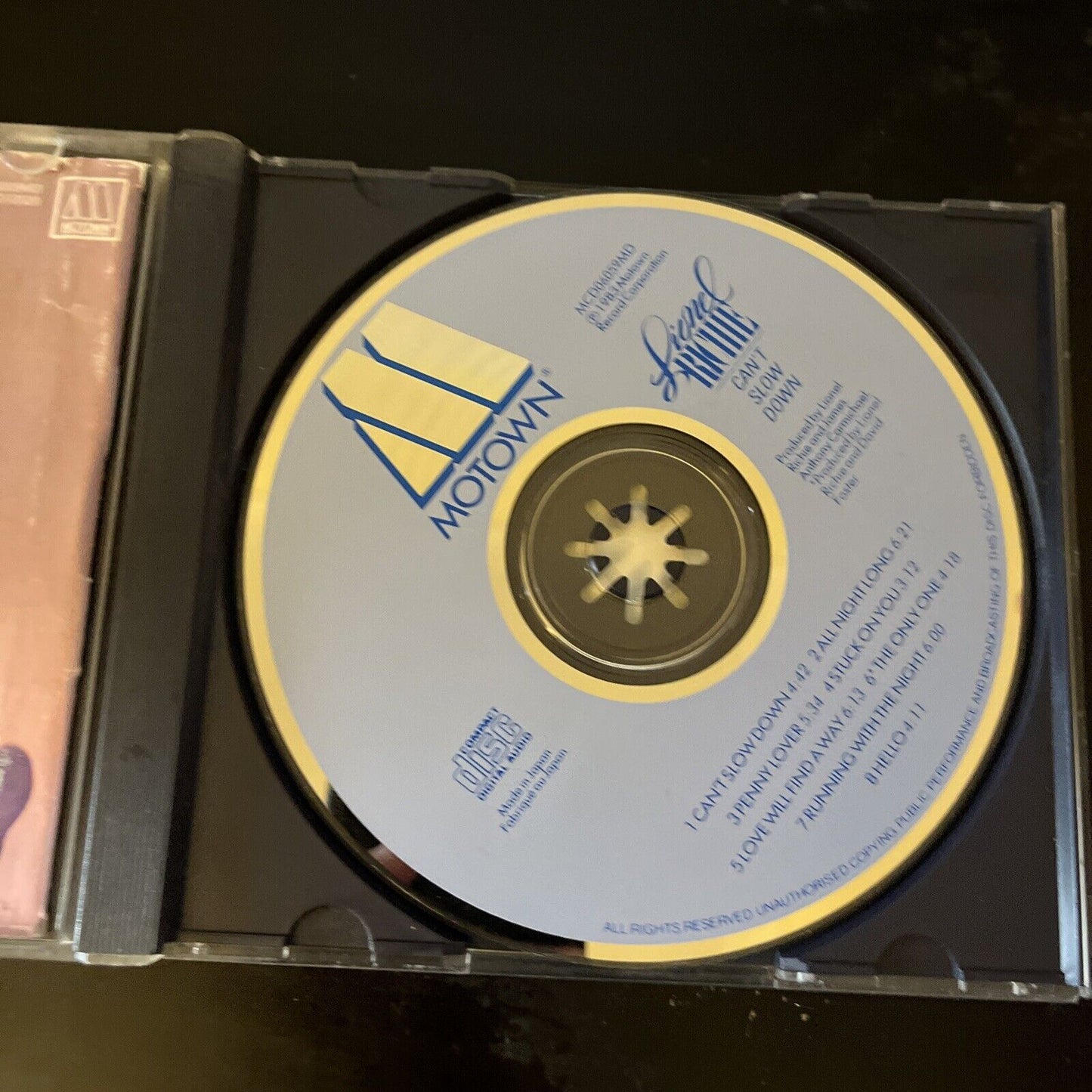 Lionel Richie - Can't Slow Down (CD, 1983) MCD06059MD